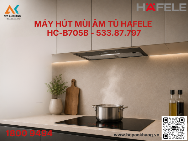 Máy Hút Mùi Âm Tủ HAFELE HC-B705B - 533.87.797 - Thương Hiệu Đức